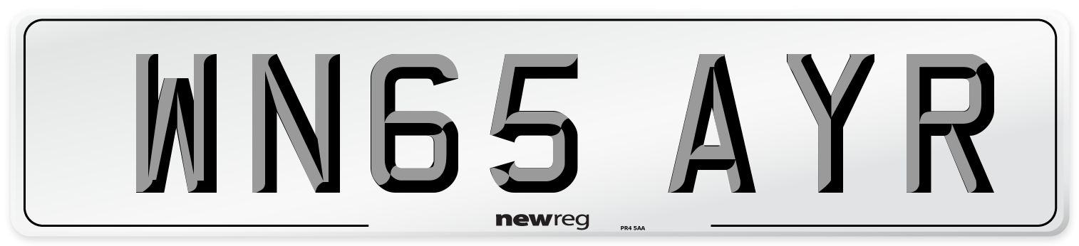 WN65 AYR Number Plate from New Reg
